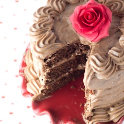 Cream Cheese Chocolate Nutella Cake