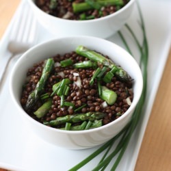 Black Lentil Salad