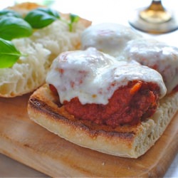 Chicken Meatball Sub Sandwiches
