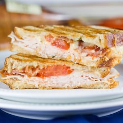 Pepper Jack Turkey Panini