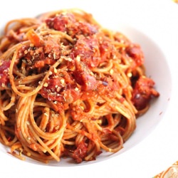 Vegetarian Pasta Bolognese