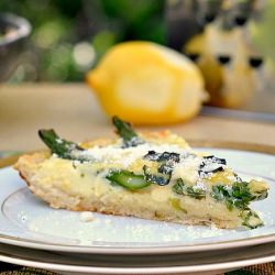 Skillet Asparagus Tart