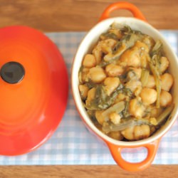 Chickpeas w/ Chard