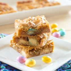 Butterscotch M&M Bars