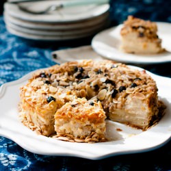 Almond Pear-Blueberry Cake