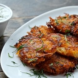 Butternut Squash Potato Cakes