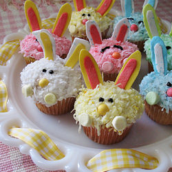 Easter Bunny Cupcakes