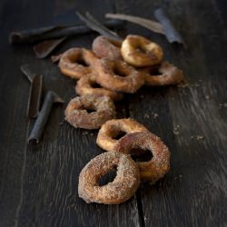 No Yeast Apple Doughnuts