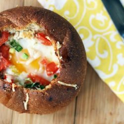 Eggs in a Bread Bowl