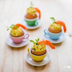 Curried Eggs and Prawns