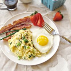 Bacon Scallion Grits