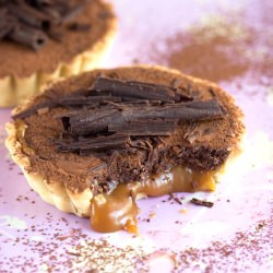 Salted Caramel and Chocolate Tart