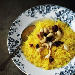 Sweet Saffron Rice