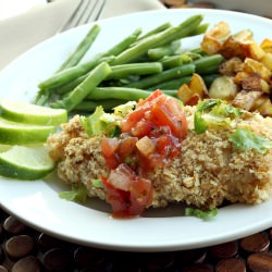 Crunchy Mexican Tortilla Chicken