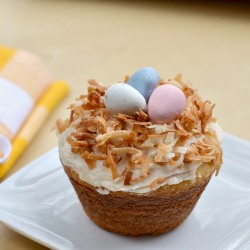 Spring Birds Nest Cupcakes