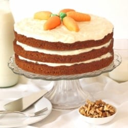 Whole Grain Carrot Cake