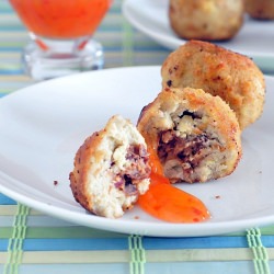 Black Bean and Plantain Fritters