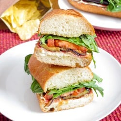 Eggplant Goat Cheese Sandwich