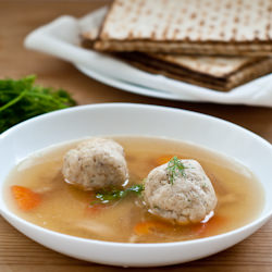 Homemade Matzo Ball Soup