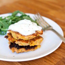 Sweet Potato Leek Cakes