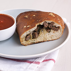 Sausage Artichoke Calzones