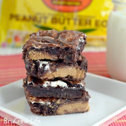 Marshmallow Reeses Brownies
