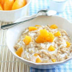 Peaches and Cream Oatmeal