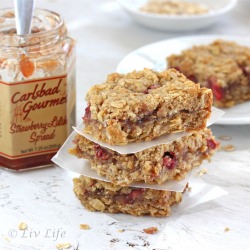 Strawberry Oatmeal Jam Bars