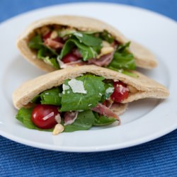 Pitas with Arugula Salad