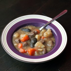 Elk & Morel Stew