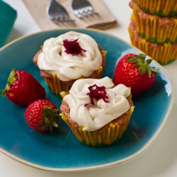 Rose Velvet Cupcakes
