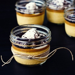 Caramel Custard with Salted Caramel