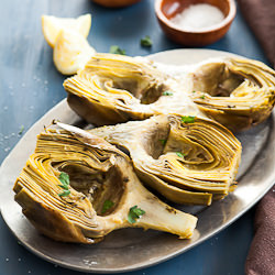 Oven Braised Artichokes