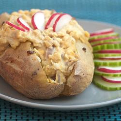 Jacket Potatoes with Garbanzo Beans
