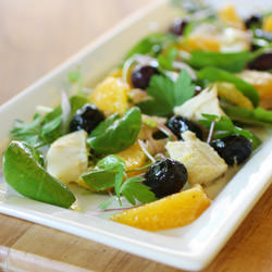 Salt Cod, Orange, and Olive Salad
