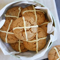Hot Cross Cookies