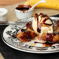 Brown Butter Banana Dessert