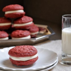Red Velvet Whoopie Pies