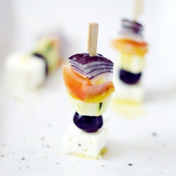 Greek Salad on a Stick
