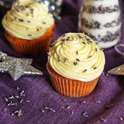 Lavender White Chocolate Cupcakes