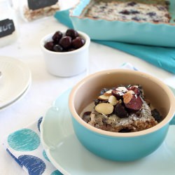 Cherry Almond Baked Steel Cut Oats