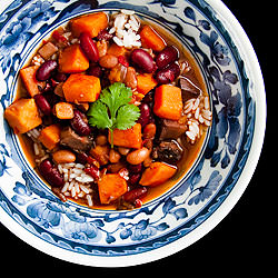 Red-Braised Beans & Sweet Potatoes