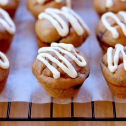 GF Almond Blueberry Mini Muffins