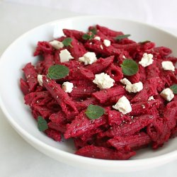 Penne in Roasted Beet Sauce