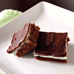 Cool Mint and Chocolate Dessert