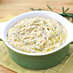 Lemon Rosemary White Bean Dip