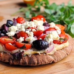 Greek Pita Pizzas