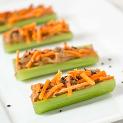 Thai Peanut Satay Celery Sticks
