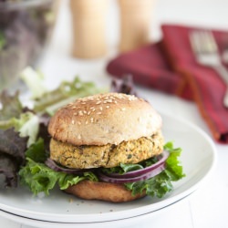 Spinach and Chickpea Burgers