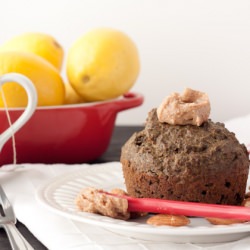 Lemon Poppy Seed Protein Cake
